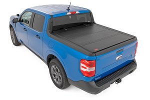 Ford Maverick Hard Tri-Fold Flip Up Bed Cover - Rough Country - Rough Country - '22-'24